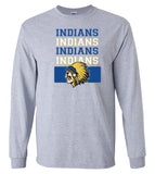 North Side High School INDIANS Repeat Long Sleeve