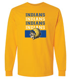 North Side High School INDIANS Repeat Long Sleeve