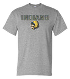 North Side High School INDIANS Print Logo Shirt