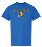 North Side High School INDIANS Print Logo Shirt