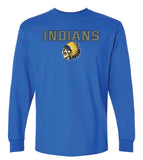 North Side High School INDIANS Print Logo Long Sleeve
