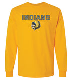 North Side High School INDIANS Print Logo Long Sleeve
