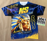 2023 North Side High School Alumni Tailgate Shirt w/ Custom Back