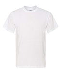 (WHITE) Polyester Short Sleeve T-Shirt